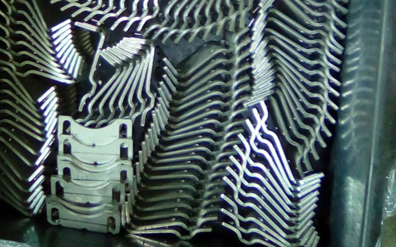 Machined and shaped steel plates